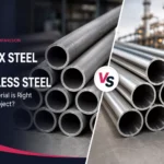 Duplex steel vs stainless steel industrial pipes in factory setting