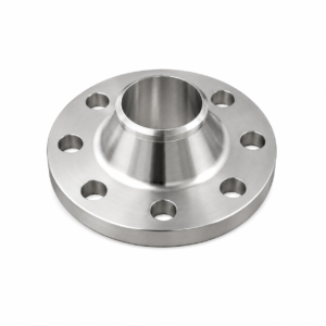 Stainless steel pipe flange with bolt holes
