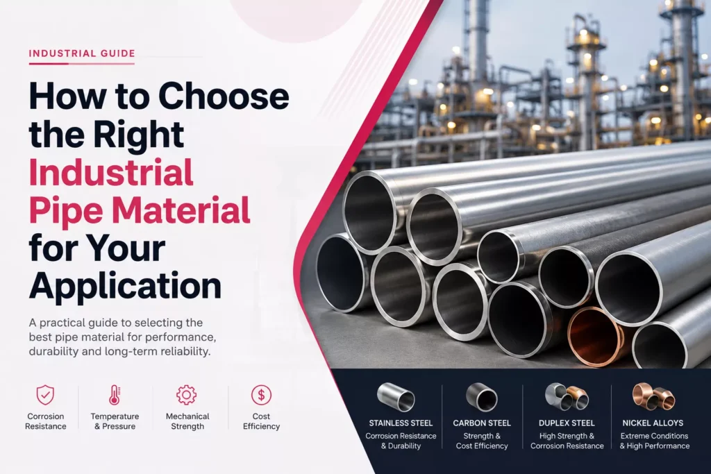 How to Choose the Right Industrial Pipe Material for Your Application