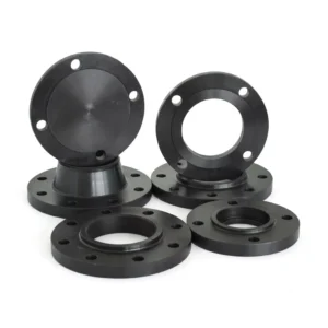 Various carbon steel flanges, including blind and weld neck types.