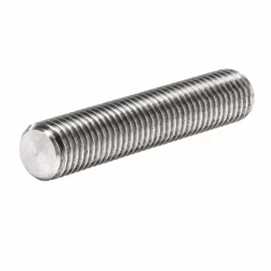 Metal threaded rod, possibly a blind nut component.
