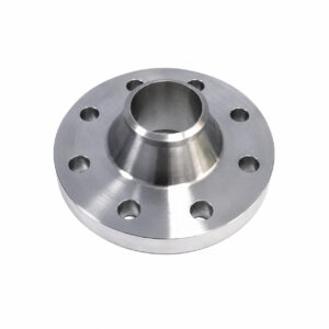 Inconel weld neck flange with bolt holes, industrial pipe fitting